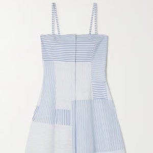 GABRIELA HEARST Striped Summer Dress Midi Dress BRAND NEW